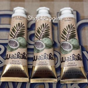 NEW B&BW (3) Wakiki Beach Coconut Hand Creams